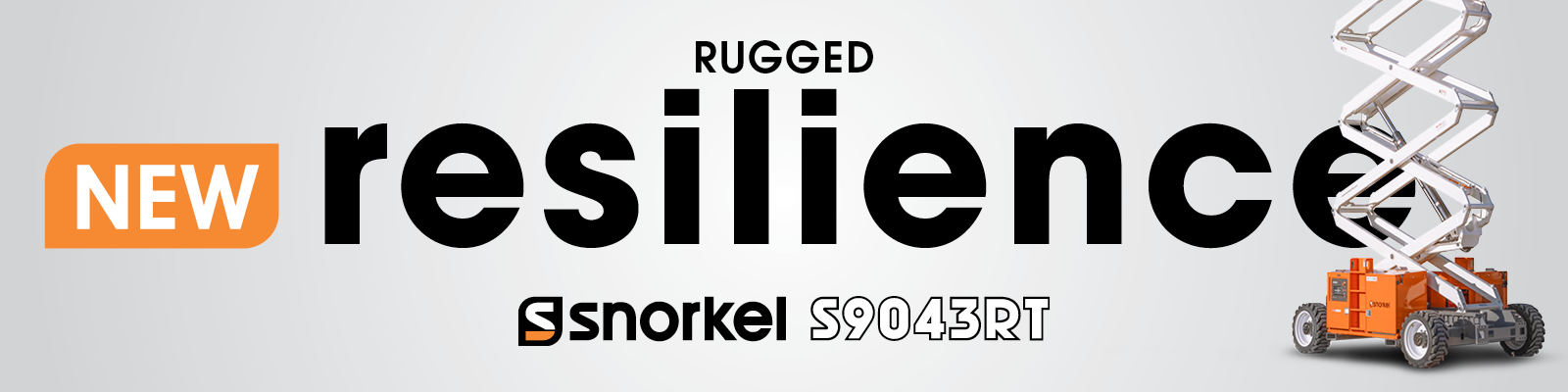 Rugged Resilience Snorkel S9043RT rough terrain scissor lift